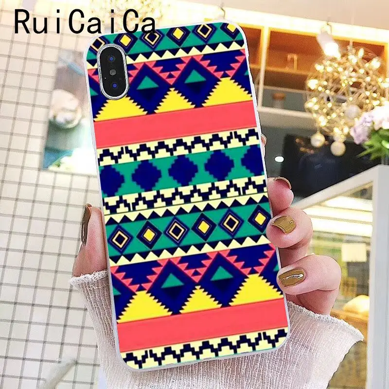 Pastel Tribal Aztec Triangle On Nebula