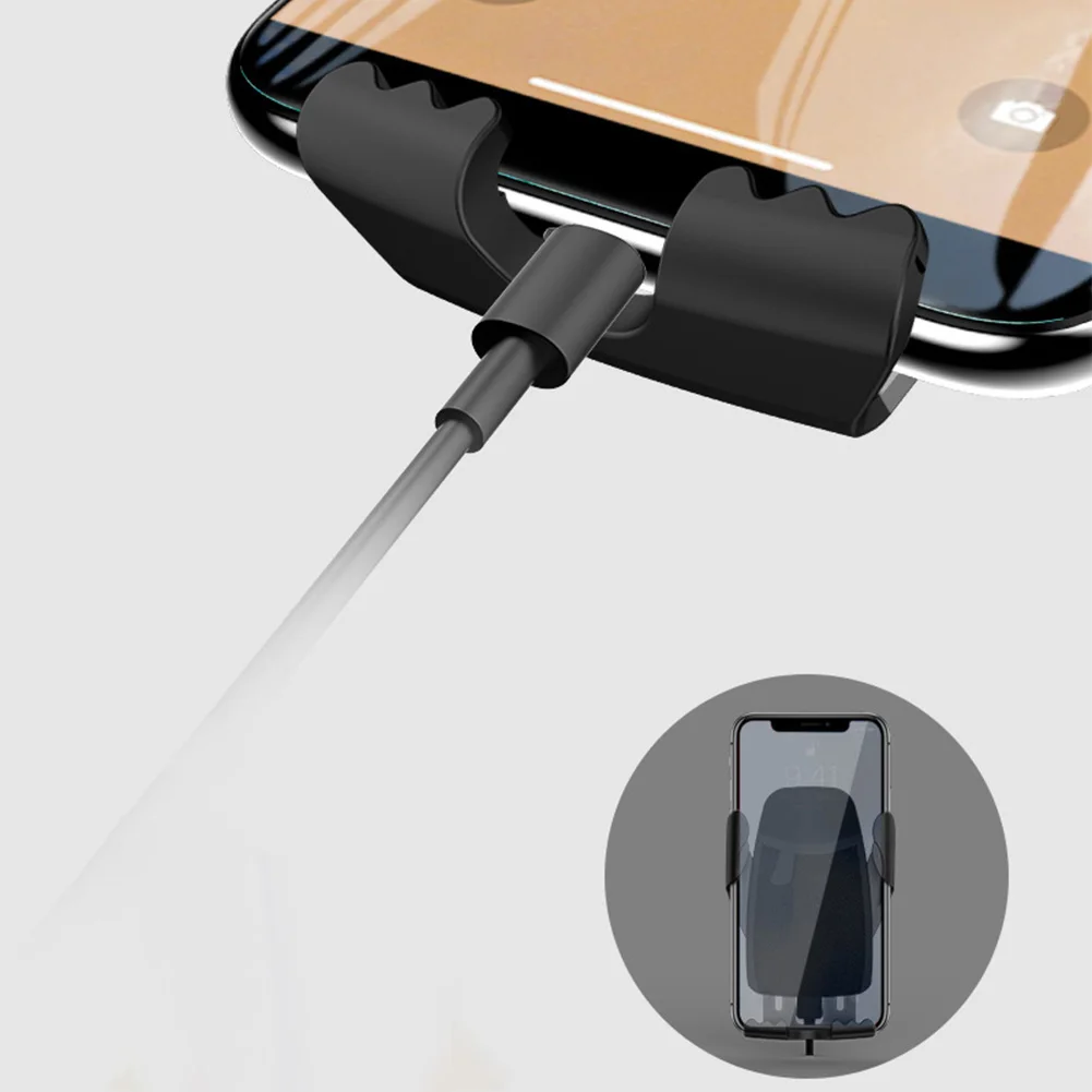 Автомобильный держатель телефона для iPhone 11 Pro Max samsung Note 10 Plus 3D Penguin с креплением для зарядки