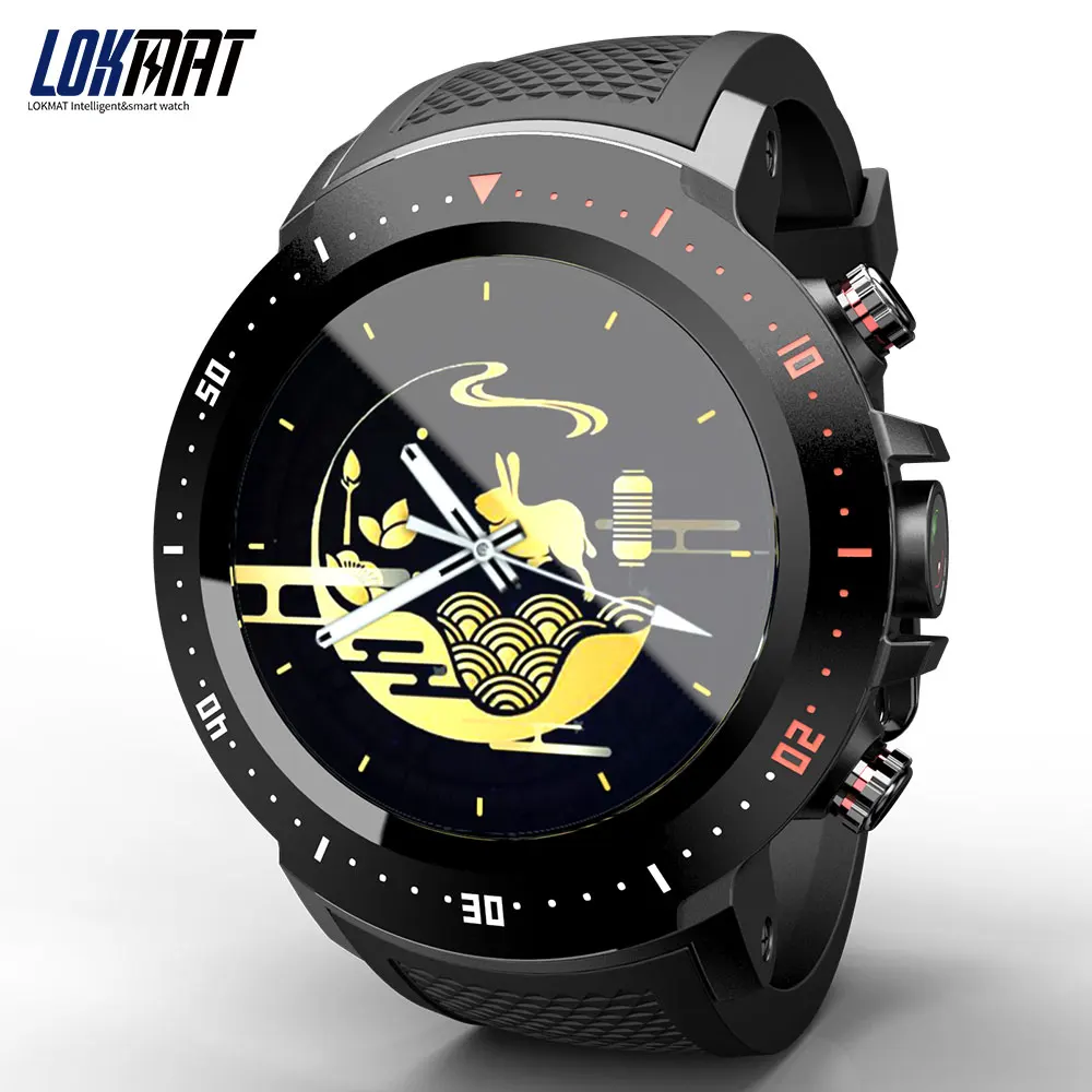 LOKMAT LK04 4G LTE Смарт-часы телефон Android 7,1 четырехъядерный 1,3 ГГц 1 Гб+ 16 Гб 2МП камера gps BT4.0 многофункциональная спортивная модель Smartwatch