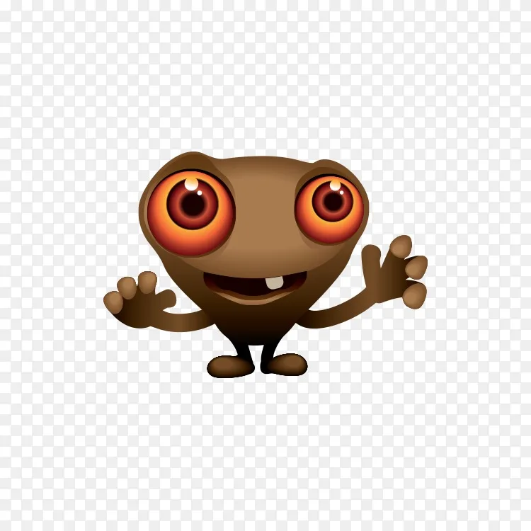 png怪物动画剪辑艺术-细菌怪物图片