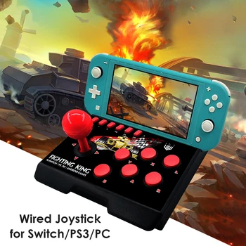 

New USB Type-C 3m Wired Fighting Joystick Controller Video Game Console Controller Mobile Gamepad for N-Switch PS3 PC Android TV