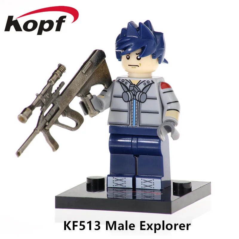 KF513 Without Box Kopf строительные блоки browl stars Sky Fox Glory Авангард с Настоящее металлическое оружие фигурки оружия куклы для детей Детские игрушки KF671 - Цвет: KF513 Without Box