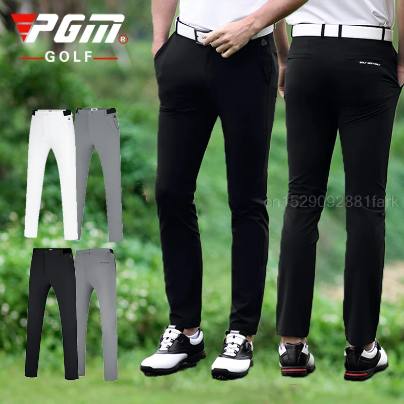 2021 Spring Mens Golf Pants High Elastic Casual Pants Men's Clothing