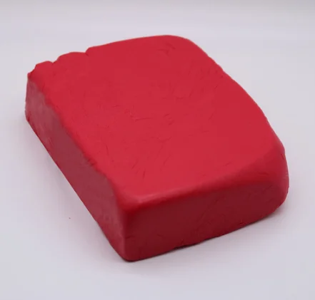 red DIY Профессиональная мягкая форма для выпечки, полимерная глина, фигурка куклы, ручная печать для ног, синие скульптурные керамические игрушки, моделирование, 1 кг/упаковка, 15 цветов - Цвет: red