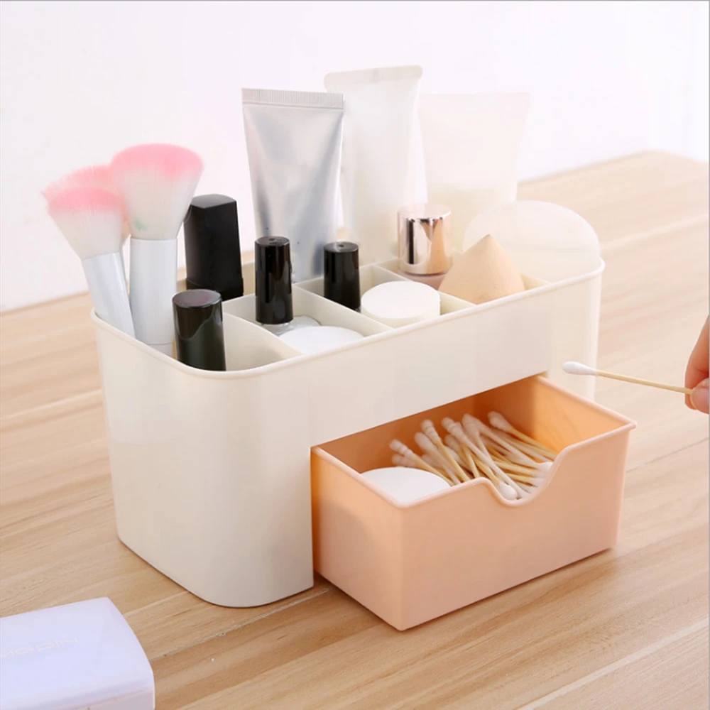  Makeup Organizer Makeup Box Jewelry Cosmetics Storage Cosmetics Organizer Container 1 Drawers and 6