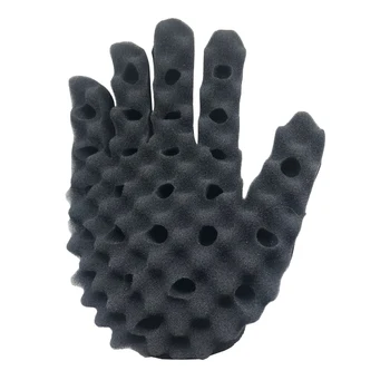 

Portable Coil Barber Brush Styling Tool Flexible Professional Wave Magical Care Sponge Glove Dreadlocks Afro Braid Curly Hair