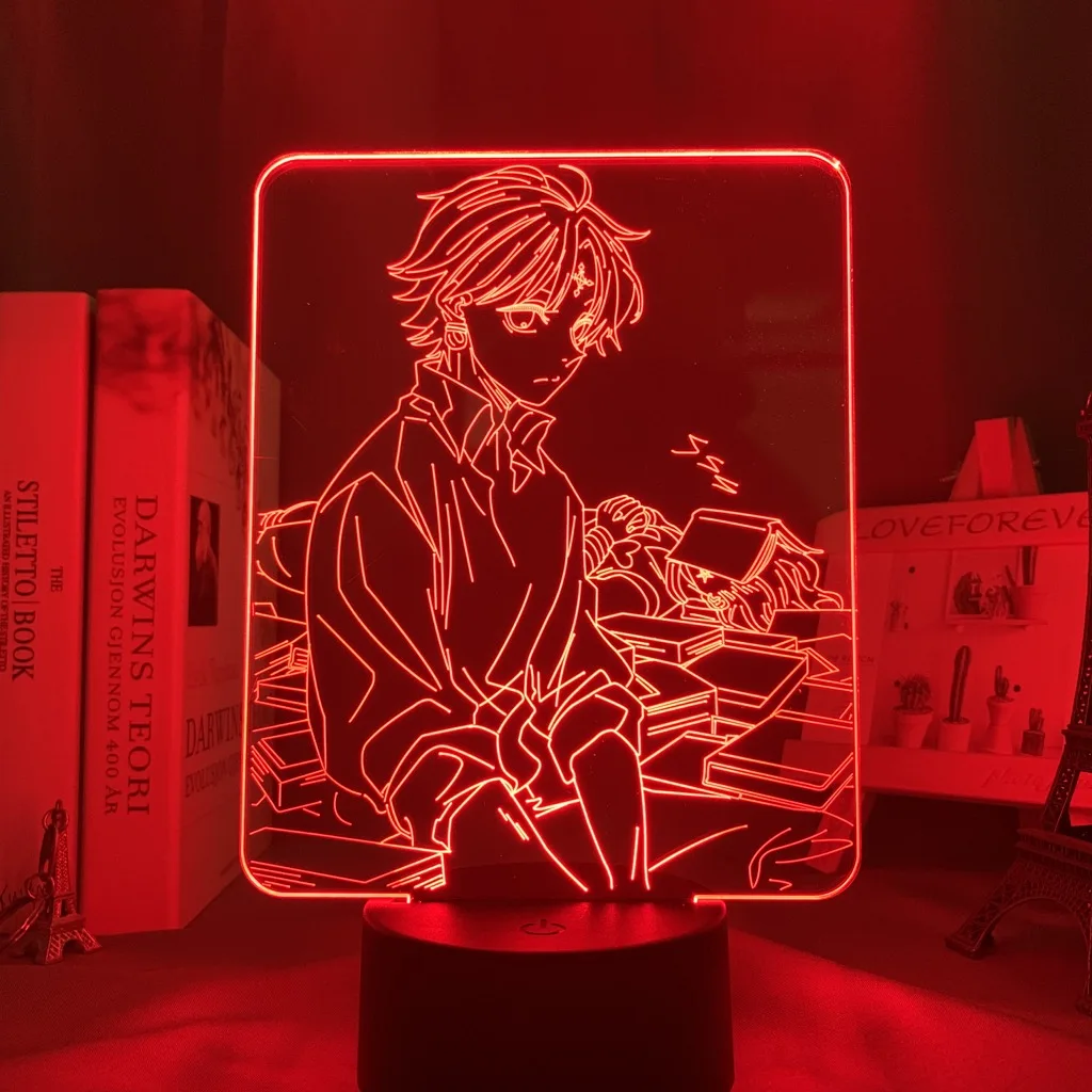 Hunter para Decoração do Quarto Presente de Aniversário Hisoka e Kulolo Anime Hunter x Nightlight Acrílico Lâmpada Noite Hxh 3d Led Luz 1 Online shopping