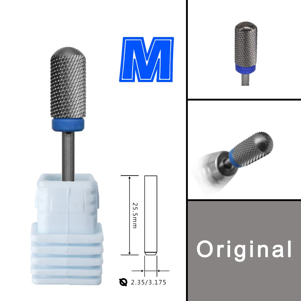 6.6 Original Large Barrel Round Smooth top Tungsten steel Carbide nail drill bits Efrat Urieli linux OEM Customized packaging 3