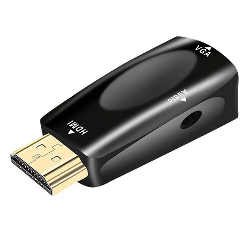 Адаптер hdmi-vga аудиокабель конвертер для мужчин и женщин поддержка HD 1080P для Xbox360 PS3 PS4 PC ноутбук ТВ коробка проектор