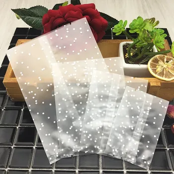 

Plastic Transparent Sealing Cookies Candy Bakery Packing Bag Food Grade Biscuits Packing Container Household Storage Bags