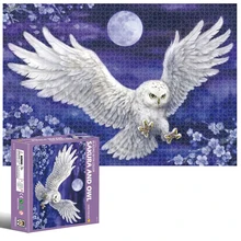 Puzzle de forme spéciale 2000 pièces, jouet de haute qualité, nouveau, Sakura et hibou, défi Impossible, jeu de cerveau, offre spéciale