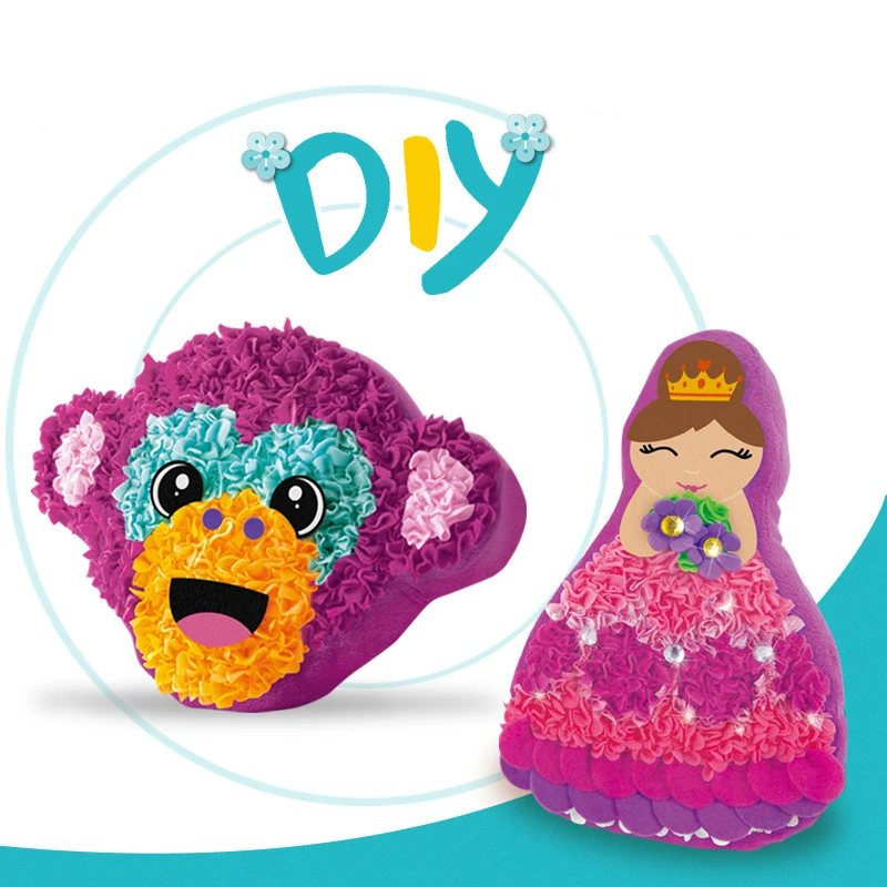 DIY Material Package Making Children Pillow Toys Handmade Animal Unicorn Creative Plush Toys Parent-Child Interative Toys
