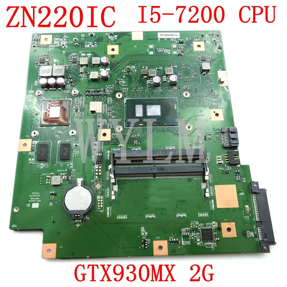 

ZN220IC With I5-7200 CPU GTX930MX 2G All-in-one mainboard For ASUS ZN220IC Desktop motherboard 90PT01N0-R02000 Tested Working