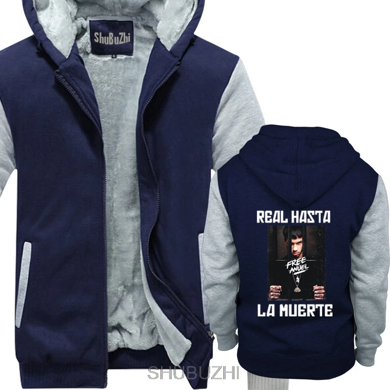Anuel Aa S-Real Hasta La Muerte Премиум куртка с капюшоном мужская Толстая куртка зимнее модное зимнее пальто Евро размер sbz4138