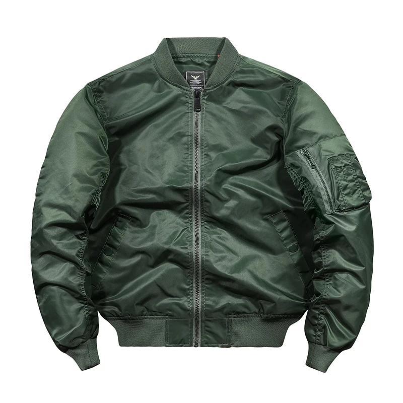 Droppshipping Autumn Classic MA1 Pilot Jacket Men's Air Force Bomber Uniform Flight Jackets Work Coat | Мужская одежда