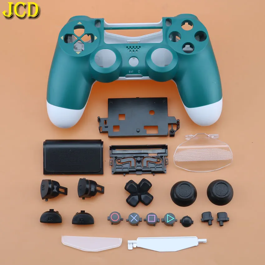 JCD для PS4 Pro Slim JDS 040 контроллер полный комплект корпус кнопка мод комплект для Playstation 4 Dualshock 4 геймпад корпус крышка - Цвет: C