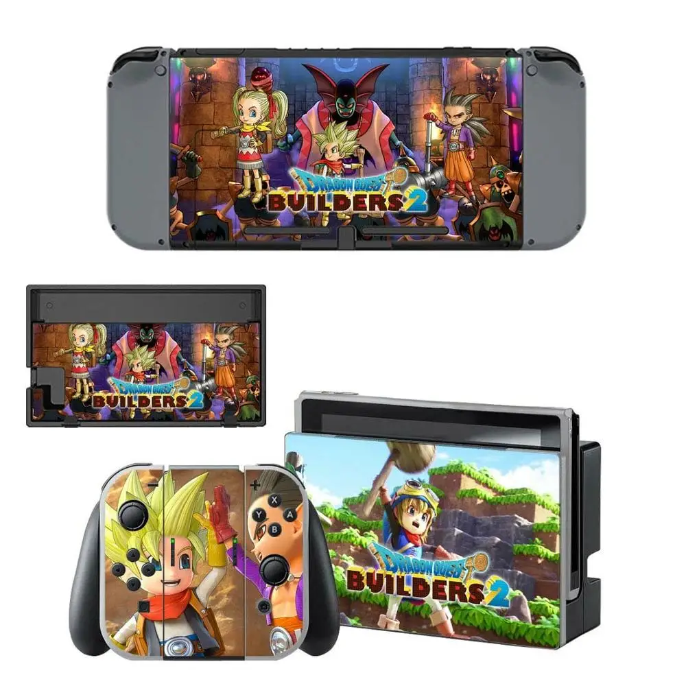Dragon Quest nintendo switch, наклейки для nintendo Switch, наклейки для nintendo Switch, консоль Joy-con, контроллер, док-станция, Скины Виниловые