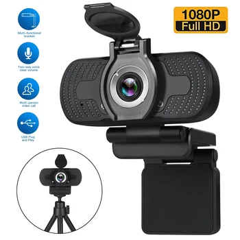 

1080p 2Mp Web Camera Auto focus Usb Hd Webcam For Gaming Video Calling Recording Conferencing Build Noise Reduction Microphone