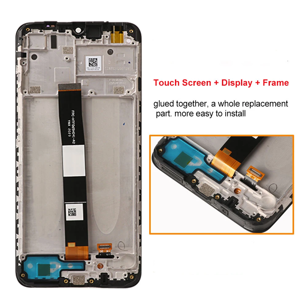 Display/lcd per per Xiaomi Redmi 9a M2006c3lg Display Lcd Touch Screen Di Ricambio per Xiaomi Redmi 9a Lcd Digitizer Assembly 6.53 "lcd 22