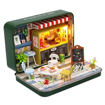 

CUTEBEE Doll House Miniature DIY Dollhouse With Furnitures Wooden House Toys For Children Birthday Christmas Gift S933