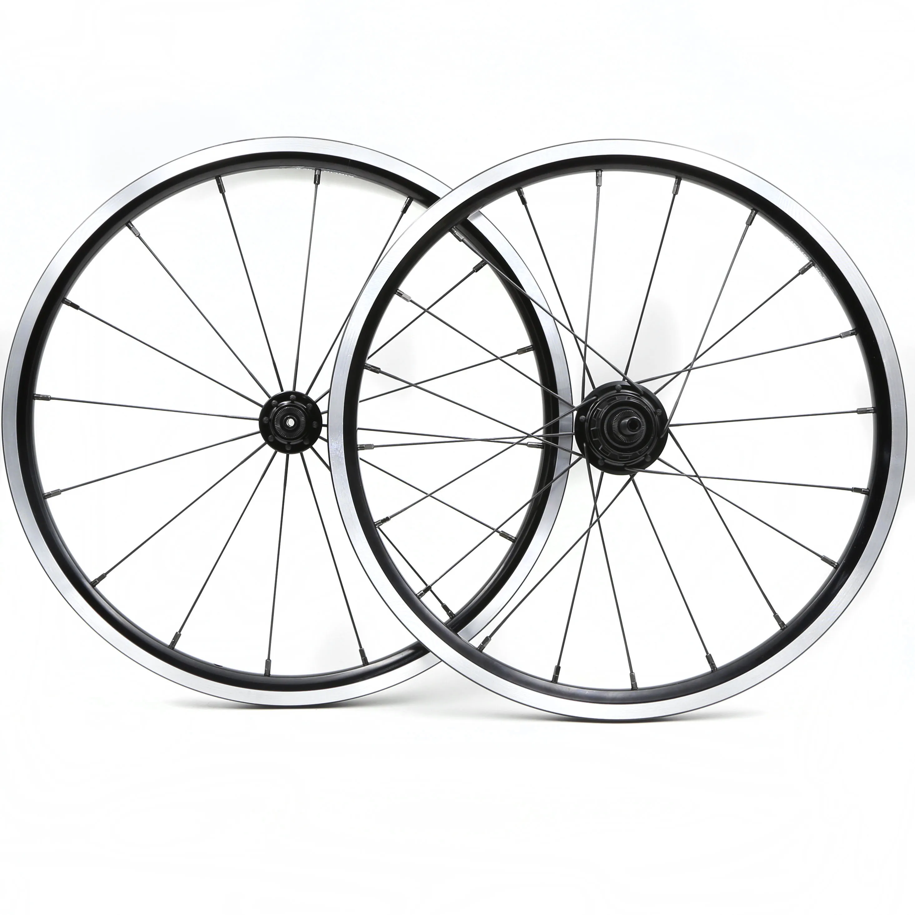 Фирменная Новинка 16x1 3/"(349) серебро/черный 2/3/4/5 скоростей комплект легких колес весом 16/20 отверстие для велосипеда Brompton