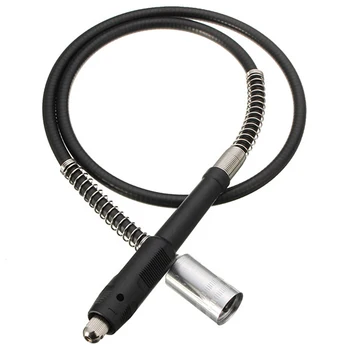 

ible Drill Shaft Extension Elongation axis Keyless Chuck Compatible Tool Accessory Attachment