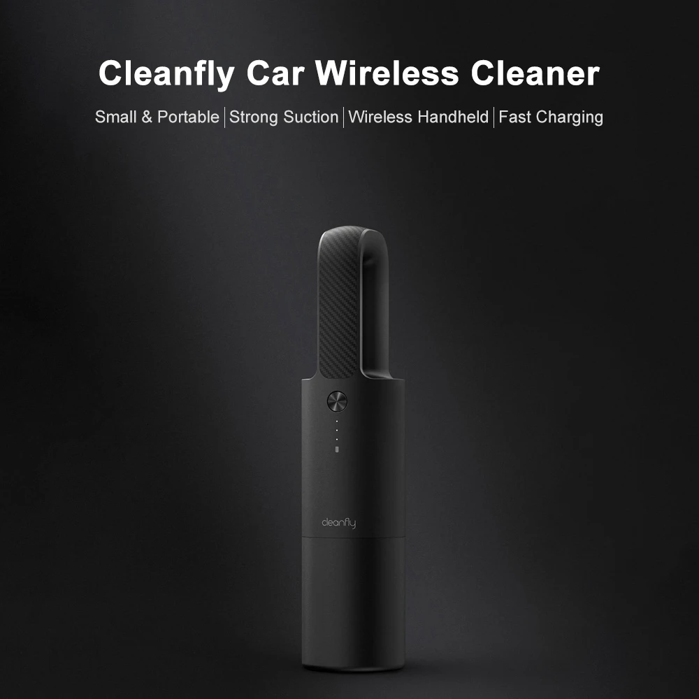 XIAOMI Cleanfly автомобильный пылеочиститель Coclean Мини Портативный беспроводной Mi Быстрая зарядка для домашнего использования и уборки автомобиля пылесос