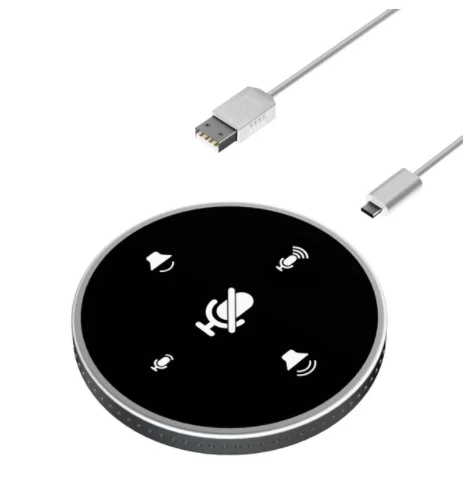 Desktop USB Conference Speakerphone Mic 