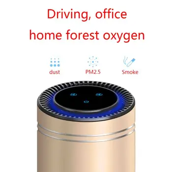 

Car Air Purifier Electric Air Freshener USB Mini Air Purifier HEPA Filter T8WF