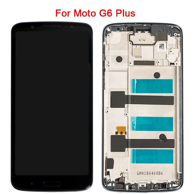 Оригинальный ЖК дисплей G6 для Motorola Play с рамкой 5 9 дюйма Moto Plus сенсорным экраном