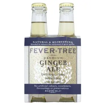 

Fever Tree Ginger Ale 4 x 200 ml (Pack of 3, Total 12 Bottles)