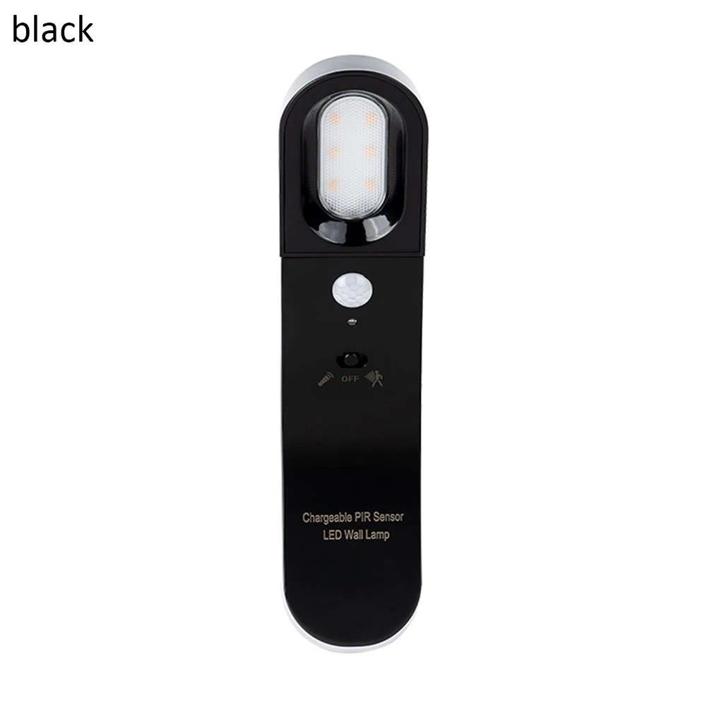 Warm White USB ночной светодиодный солнечный светильник индукционный настенный светильник заряжаемый с пассивным ИК-датчиком, светодиодами настенный светильник индукция человеческого тела - Испускаемый цвет: Warm White