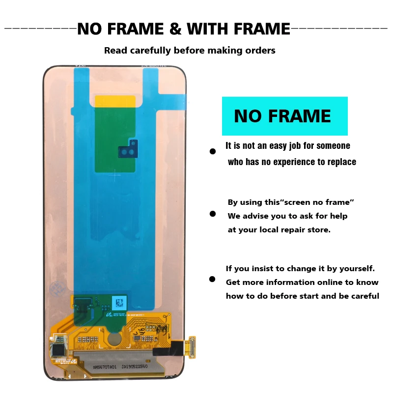 Супер AMOLED 6,7 ''ЖК-дисплей для samsung Galaxy A80 A805 SM-A805F A90 A905F кодирующий преобразователь сенсорного экрана в сборе+ Сервисный пакет