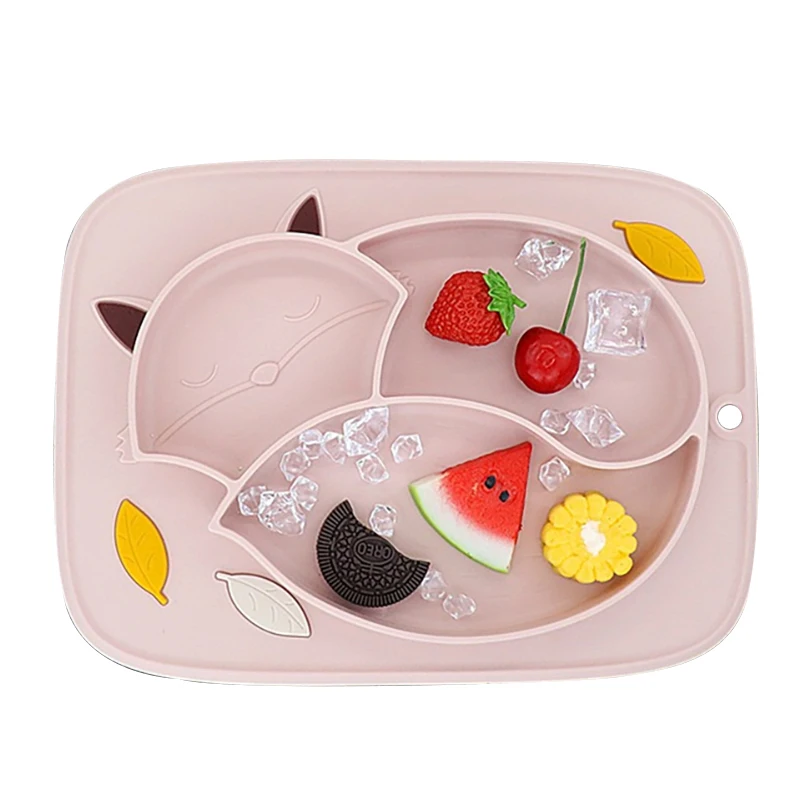 Special Offers Eating Bowl Dishes Feeding-Suction-Plates Food-Place-Mat Plato Baby Silicone Kids Child DdG3y8XZ0