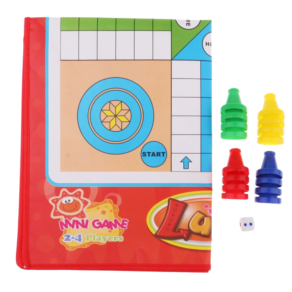 

L Size Non-woven Ludo Game Portable Fun Flying Chess Board Games with Family