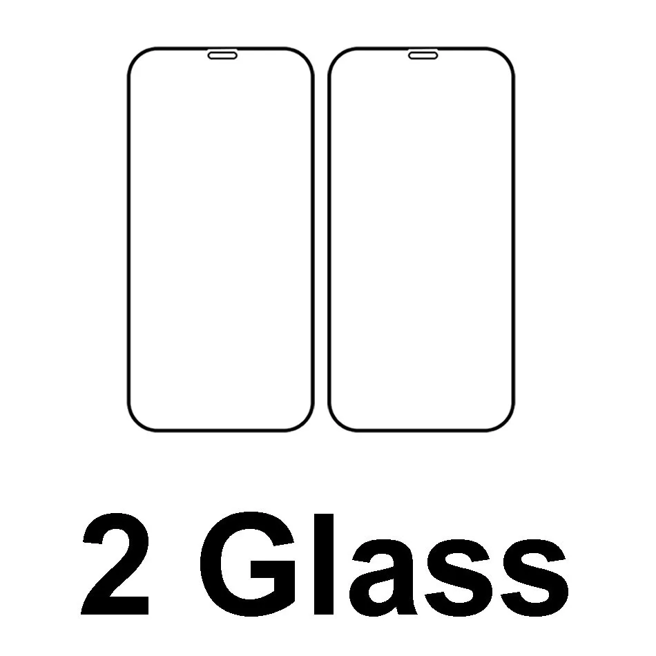 6 in 1 Tempered Glass For iphone 12 Pro Max Screen Protector 3D Camera Lens Glass Full Cover Film For iphone 12 mini Glass phone glass protector Screen Protectors