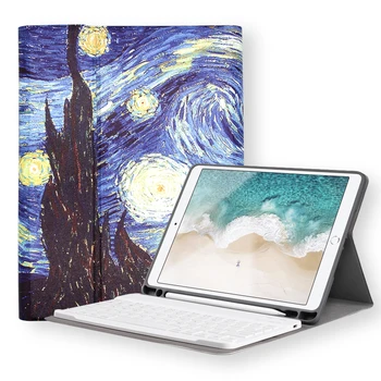 

Funda For iPad mini 5/4 Keyboard Case With Pencil Holder case for iPad Pro10.5 Air3 10.5'' for iPad 7th Gen 10.2'' cover