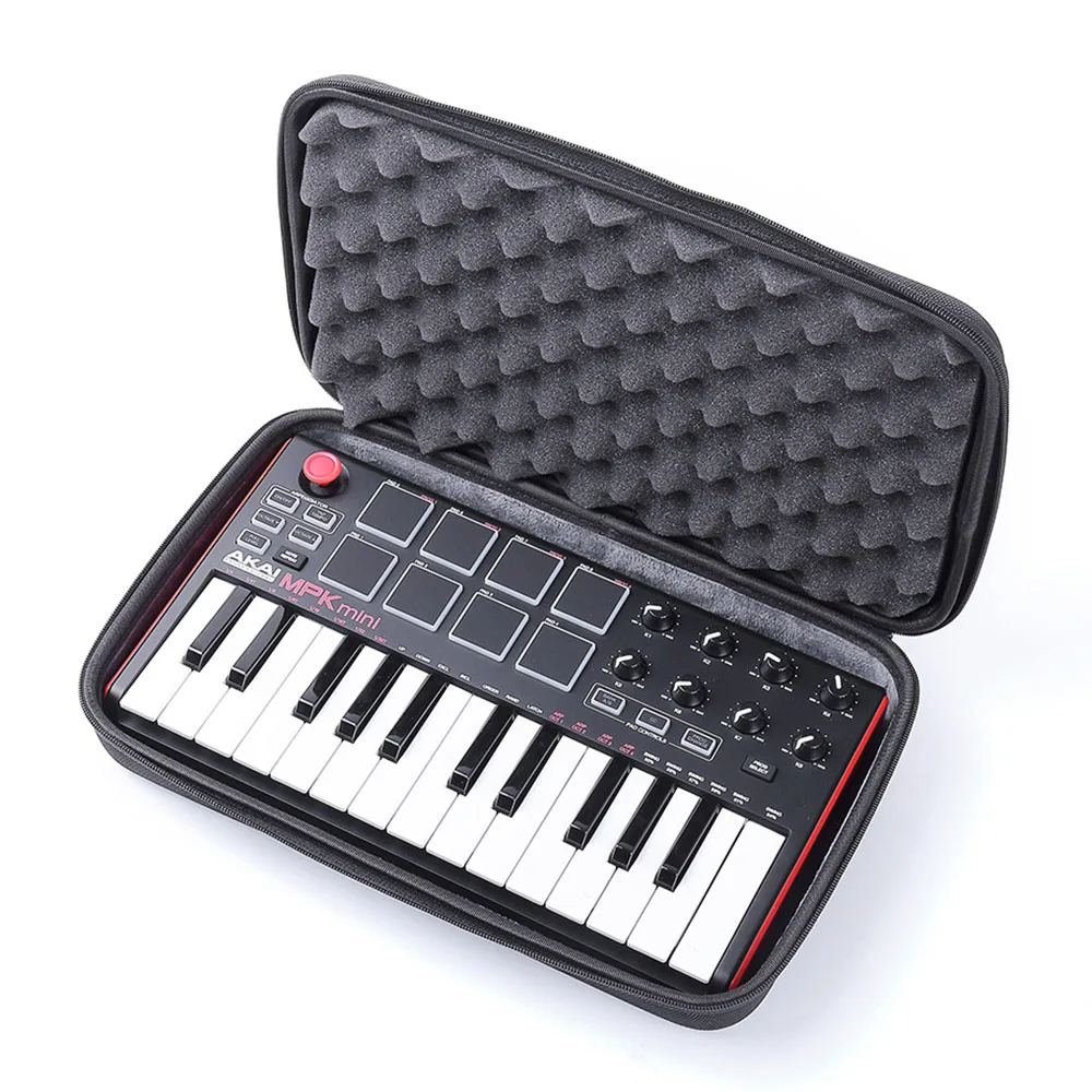 Противоударный жесткий чехол для путешествий для Akai Professional MPK Mini MKII 25 сумка для клавиатуры