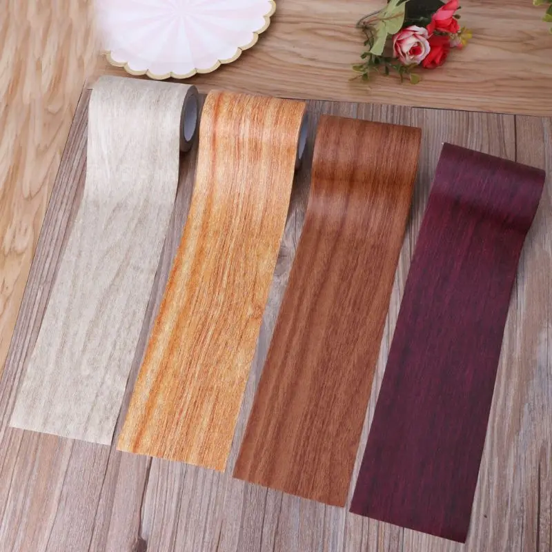 " x15 'Реалистичная древесно-зерновая ремонтная нашивка-лента Деревянный текстурированный клей для мебели M2EF