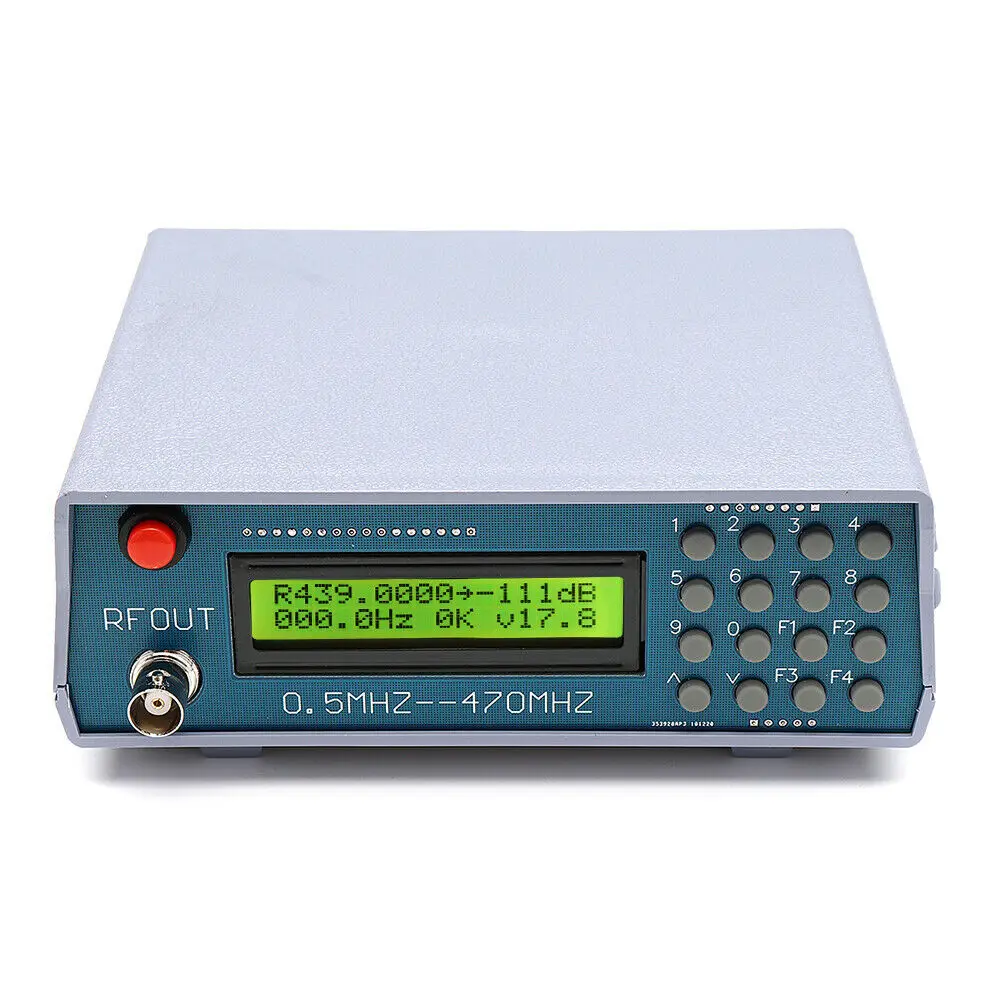 0,5 Mhz-470 Mhz Генератор радиочастотного сигнала метр тестер для fm-радио walkie-talkie отладочный цифровой CTCSS singal выход