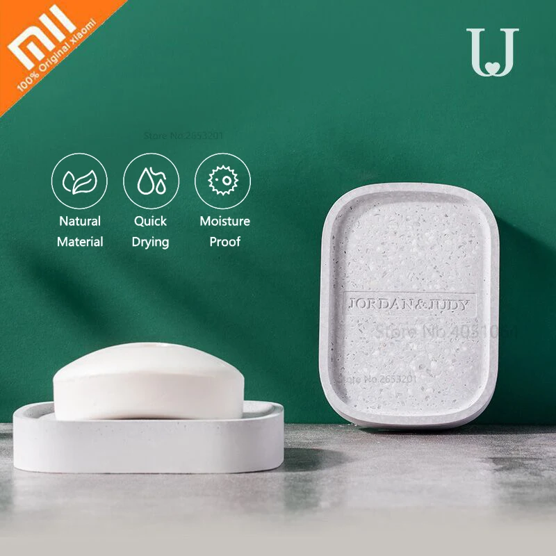 Xiaomi Diatom Грязевое Мыло лоток для ванной комнаты Быстросохнущий водопоглощающий коврик Diatom коврик влагостойкий Антибактериальный мыльница для дома