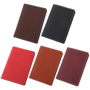 

Fashion Men Women Travel Passport Holder Leather ID Credit Card Case Holder Unisex Casual Passport Protector Organizer Cover