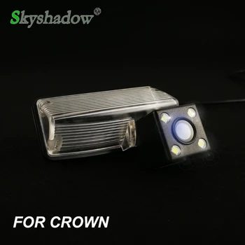 

HD Car CCD Night Vision Waterproof 4 LED Backup Rear View Camera Parking Assistance For Toyota previa crown 2010 2011 2012 2013