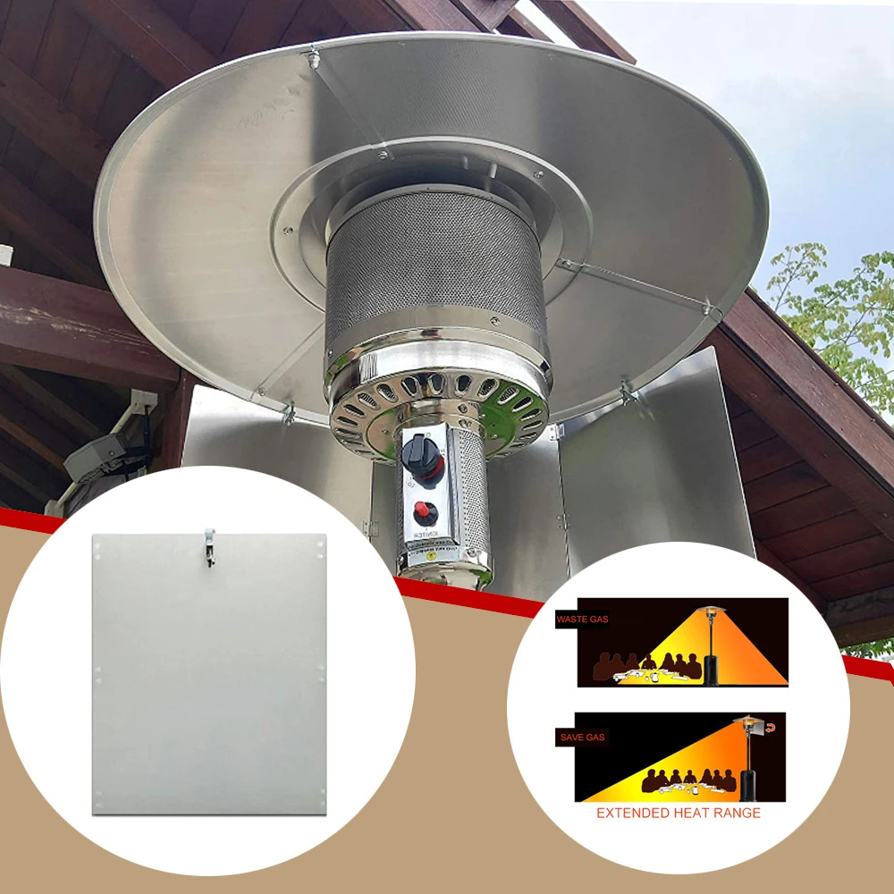 Hampton Bay 38,200 BTU Bronze HeatFocusing Propane Gas Patio Heater