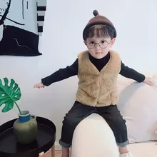 Г. Осенне-зимний бархатный жилет для младенцев детский утепленный жилет Мужская и женская детская одежда с хлопковой подкладкой зимняя одежда