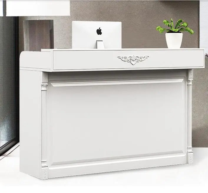 Description Picture 2 of itemCashier counter simple modern shop small bar clothing store supermarket convenience store beauty salon front desk