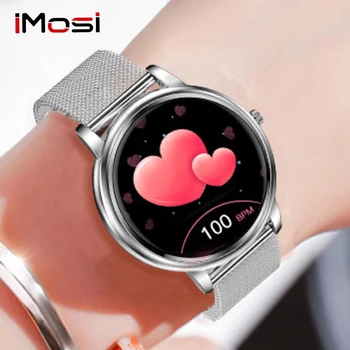 

MK20 Smart Watch 2020 Full Touch Screen Women Smartwatch for Girls Compatible With Android and IOS