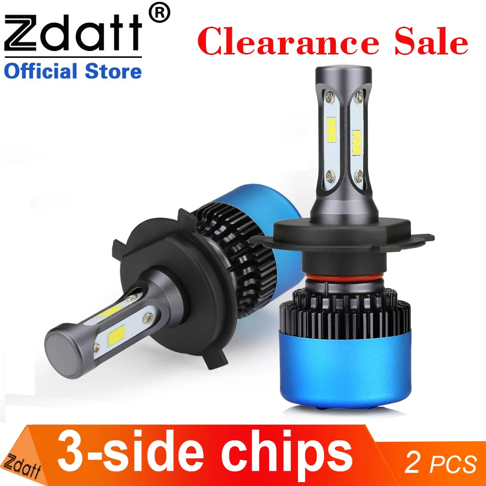 

Zdatt H1 LED Headlights 2Pcs CSP Bulb Car Led Lamp 12V Running Headlights 80W 8000LM 6000K Aoto Lamp Automobiles Turbo LED
