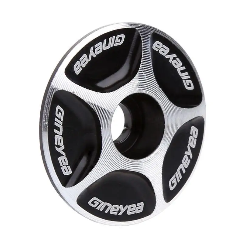 black HiMISS дорожный MTB велосипед CNC стволовая крышка гарнитура верхняя крышка горная дорога передняя вилка крышка - Цвет: black