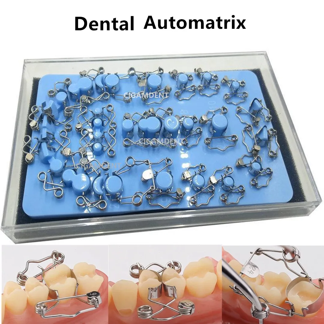 Automatrix Dental Matrix Bands Ring Sectional Contoured Matrices With